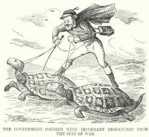 Le Courrier du Gouvernement avec des Dépêches Importantes du Siège de la Guerre - English School
