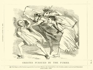 Oreste poursuivi par les Furies - English School