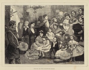 Punch dans le salon (gravure) - English School
