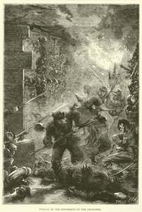 Poursuite des insurgés dans les catacombes, mai 1871 - English School