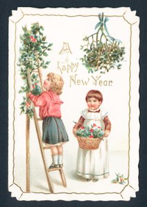 Décorer, Carte de Nouvel An - English School