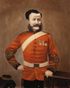 Quartier-maître sergent H. Crisp, division de la milice de Portsmouth, ingénieurs royaux, 1894