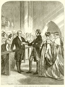 Reine Caroline repoussée de la Porte de l