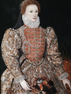 Reine Élisabeth I, vers 1575 - English School