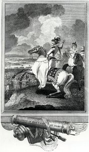 La reine Élisabeth dans le camp de Tilbury, 1811 - English School