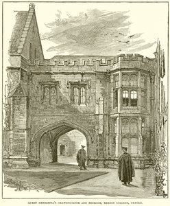 Salon et chambre de la reine Henriette, Merton College, Oxford - English School