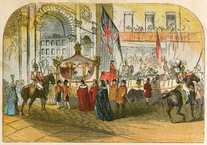 Première visite de la reine Victoria à la ville (9 novembre 1837) - English School