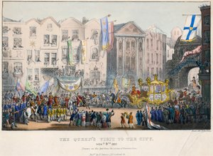 Première visite de la Reine Victoria à la Ville de Londres, 9 novembre 1837