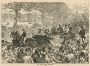 La visite de la reine Victoria au Victoria Park - English School