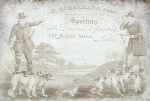 R Ackermann, Junior, 191 Regent Street, carte de visite - English School