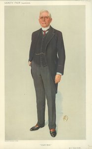 R V Vassar-Smith, Lloyds Bank, 20 juillet 1910, caricature de Vanity Fair - English School