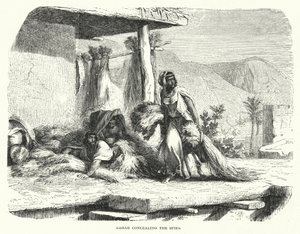 Rahab cachant les espions (gravure) - English School