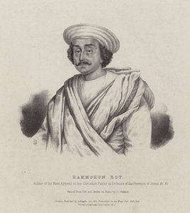 Ram Mohan Roy, philosophe indien, réformateur et fondateur du mouvement Brahmo Sabha - English School