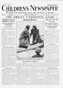 Ramsay MacDonald, le premier homme à voler en tant que Premier ministre, première page de 
