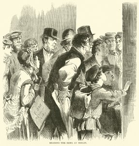 Lecture des nouvelles à Berlin, novembre 1870 - English School