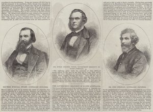 Explorateurs australiens récents (gravure)