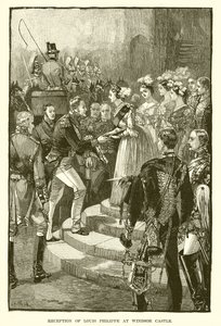 Réception de Louis Philippe au Château de Windsor - English School