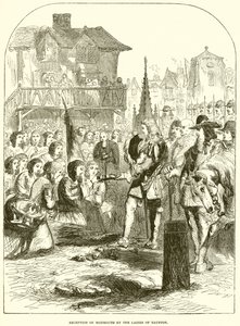 Réception de Monmouth par les dames de Taunton - English School