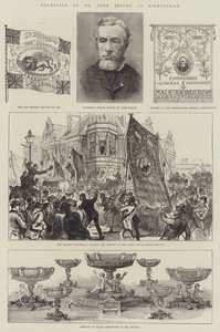 Réception de M. John Bright à Birmingham