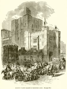 Réception de la Reine Élisabeth au Château de Kenilworth - English School
