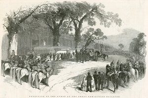 Réception de la Reine au Bâtiment de la Grande Exposition, Grande Exposition, 1851 - English School