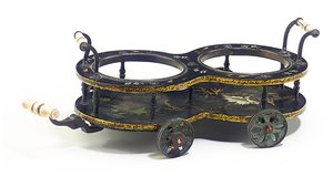 Dessous de bouteille Regency par William Leeson & Sons, vers 1820 - English School