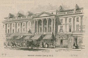 Regent Street, Londres, côté ouest - English School