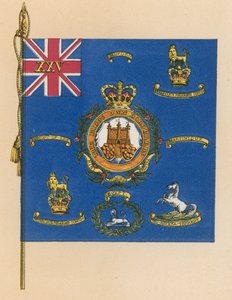 Couleurs régimentaires du Vingt-Cinquième, ou King