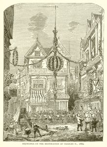 Réjouissances pour la restauration de Charles II, 1660 - English School