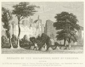 Vestiges du monastère, Bury St Edmund