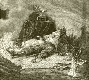 Restes du raid des Vikings - English School