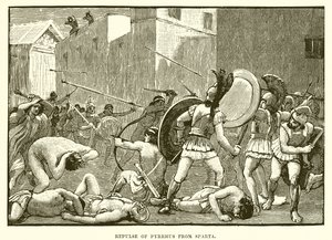 Repousse de Pyrrhus de Sparte - English School