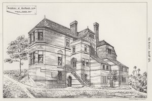 Résidence à Shortlands, Kent (gravure)