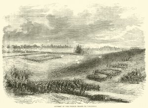 Retraite des troupes françaises à Vincennes, décembre 1870 - English School