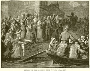 Retraite des royalistes de Toulon - English School