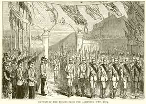 Retour des troupes de la guerre d
