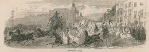 Retour à la maison après Epsom : Kennington Turnpike