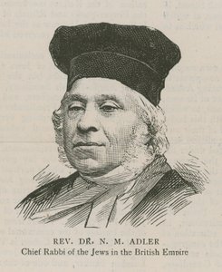 Révérend Dr N M Adler, Grand Rabbin des Juifs de l