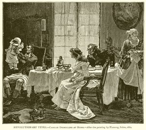 Types révolutionnaires.--Camille Desmoulins chez lui - English School