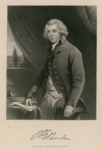 Richard Brinsley Sheridan, dramaturge, poète et directeur de théâtre - English School