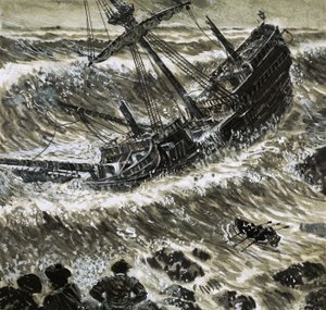 Richard Chancellor a été battu par la mer