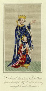 Richard II et son père - English School