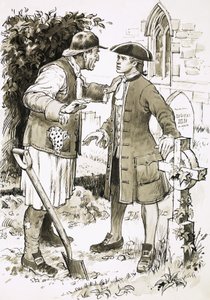 Richard Larkin rencontre un fossoyeur