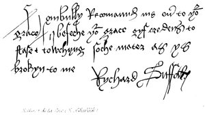 Richard de la Pole, comte de Suffolk - English School
