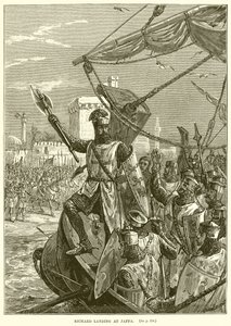 Richard débarquant à Jaffa - English School