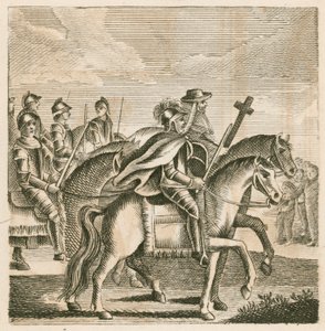 Richard Cœur de Lion partant pour la troisième croisade - English School