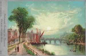 Pont de Richmond sur la Tamise - English School