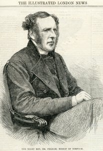 Très révérend Dr Pelham, évêque de Norwich de The Illustrated London News 14 octobre 1865 - English School