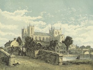 Cathédrale de Ripon, vue sud-ouest - English School