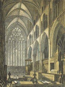 Cathédrale de Ripon, vue du chœur - English School